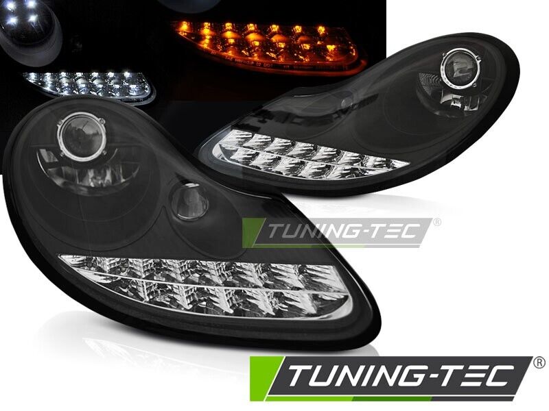 Tuning-Tec Pair LED DRL Halo Headlights PORSCHE BOXSTER 96-04 911 996 LHD