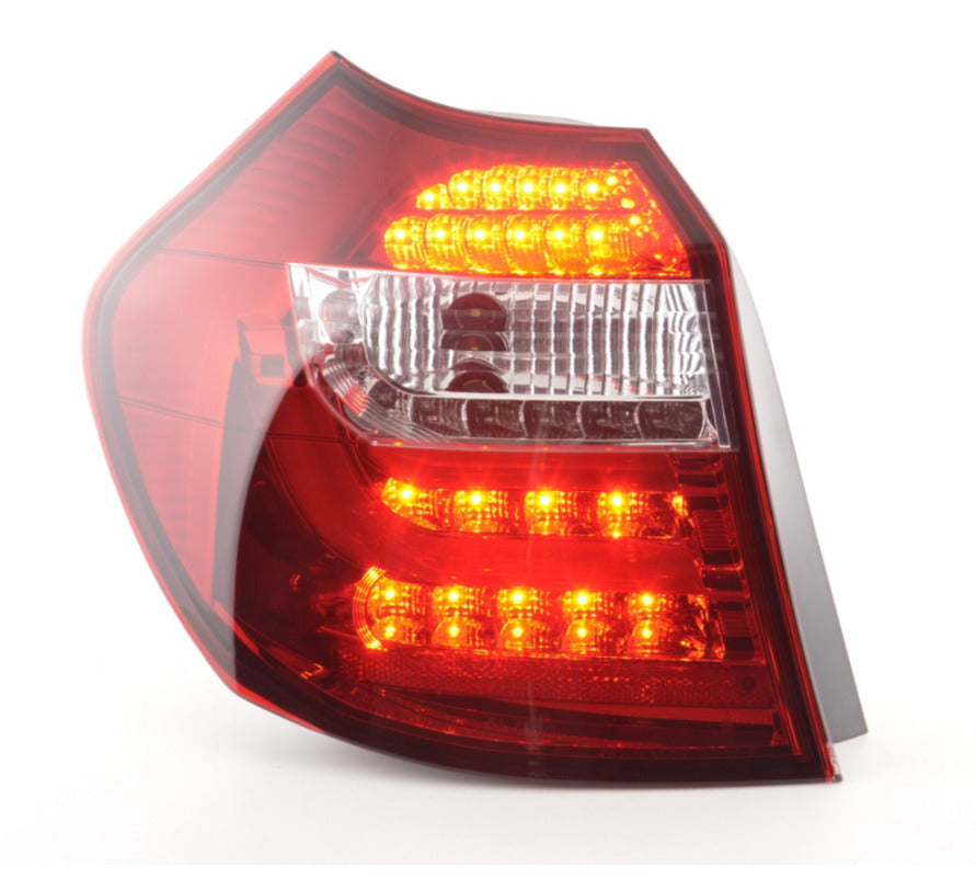 FK Set BMW E81 E82 E87 E88 1-SERIES 04-06 Red Clear LED DRL LIGHTBAR REAR LIGHTS