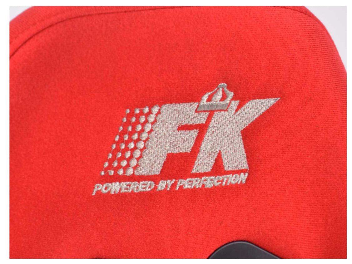 FK Universal Full Fixed Back Bucket Sports Seats RED Edition Track Drift Style