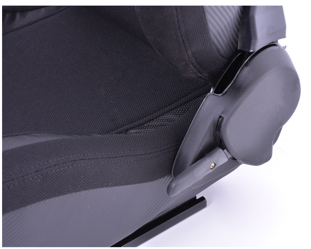 FK Universal Full Bucket Sports Seats Black on Black Synthetic Leather Carbon