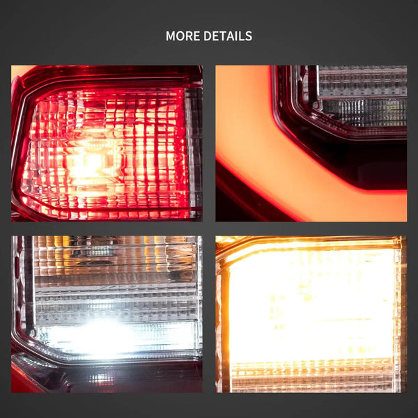VLAND 15-22 Toyota Hilux SR5 8 GUN125 GUN126R Lightbar LED DRL Rear Lights Tail