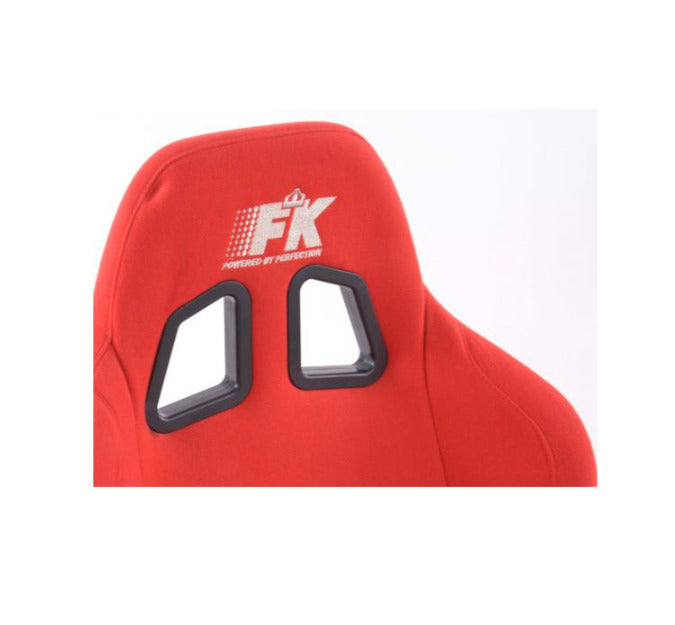 FK Universal Fixed Back Bucket Sports Seats RED Track Motorsport V2 Edition