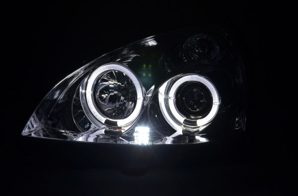 FK LED DRL Angel Eye Projector headlights Renault Clio B 2 MK2 3/4/5dr 01-04 LHD