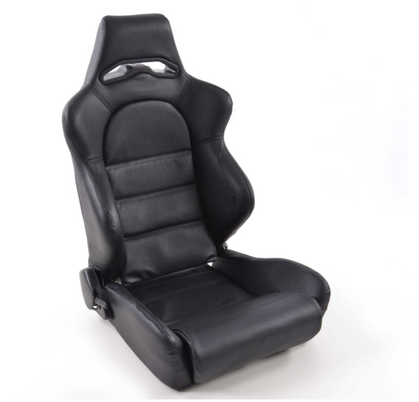 FK Universal Plegable Reclinable Cubo SPORTS Asientos - Motorsport Negro Edition