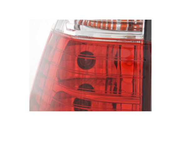 FK Pair LED REAR LIGHTS Crystal BMW X5 E53 Z33 98-03 black white / red LHD