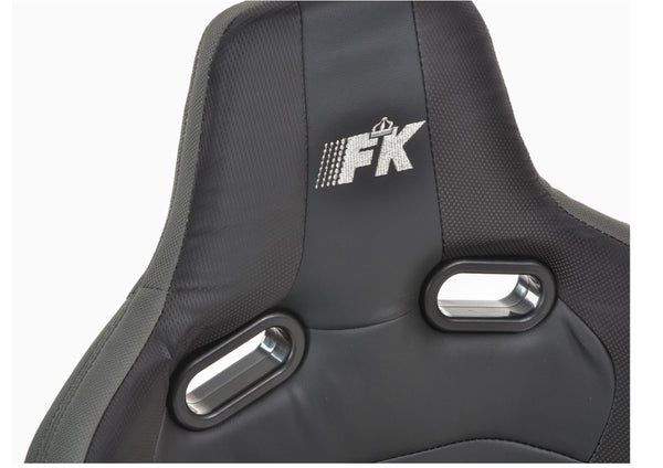 FK Universal Reclining Bucket Sports Seats RS Carbon Fibre Design Grey Edition