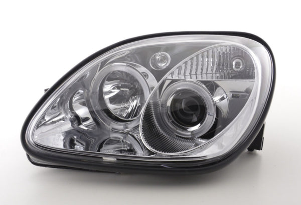 FK LED DRL Angel Eye Halo Ring Headlights Mercedes SLK R170 96-02 AMG 170 LHD