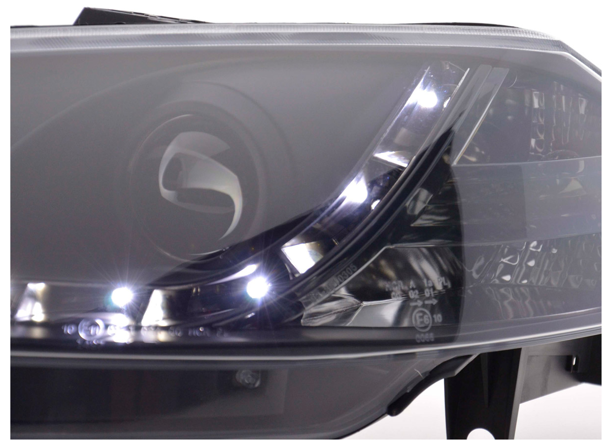 FK LED DRL Projector Angel Eye Headlights Renault Megane M 2 MK2 3/5-dr 03-06