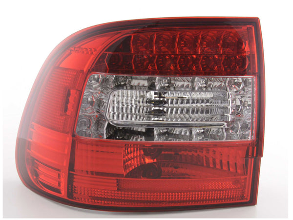 FK Pair LED DRL Lightbar REAR LIGHTS Tail Lamps Porsche Cayenne 955 02-06 red clear 9PA LHD