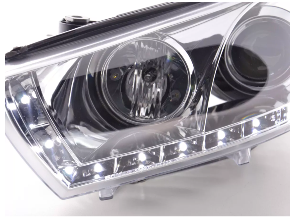 FK Pair LED DRL Lightbar Halo Headlights VW Scirocco 3 Mk3 13 08+ LHD