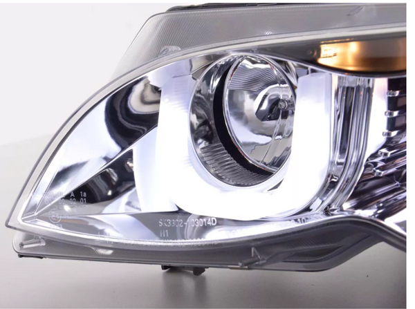 FK 3D LED DRL Projector headlights BMW 3-Series E46 Saloon Touring 02-05 RHD M3