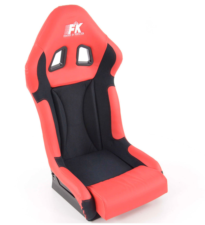 FK x1 Universal Full Bucket Sports Seat Glossy Back Car Racing Simulator Sim