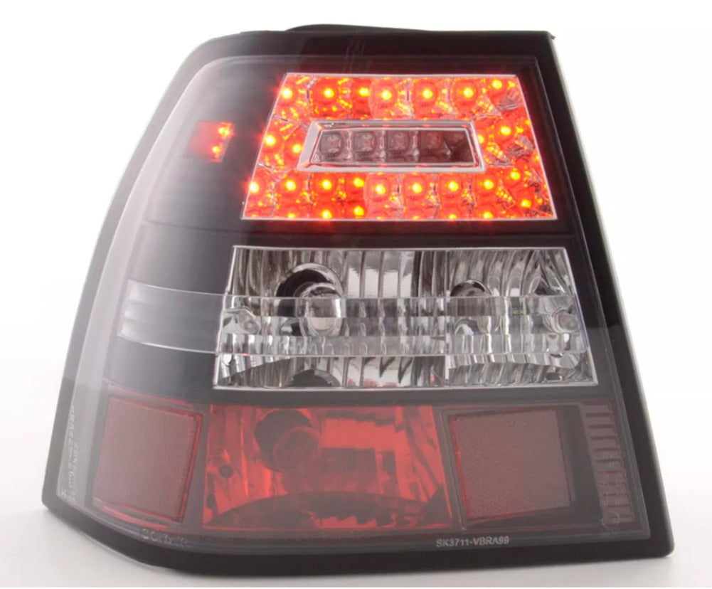 FK LED Lightbar DRL Rear Lights Tail VW Bora 1J 98-03 black clear LHD