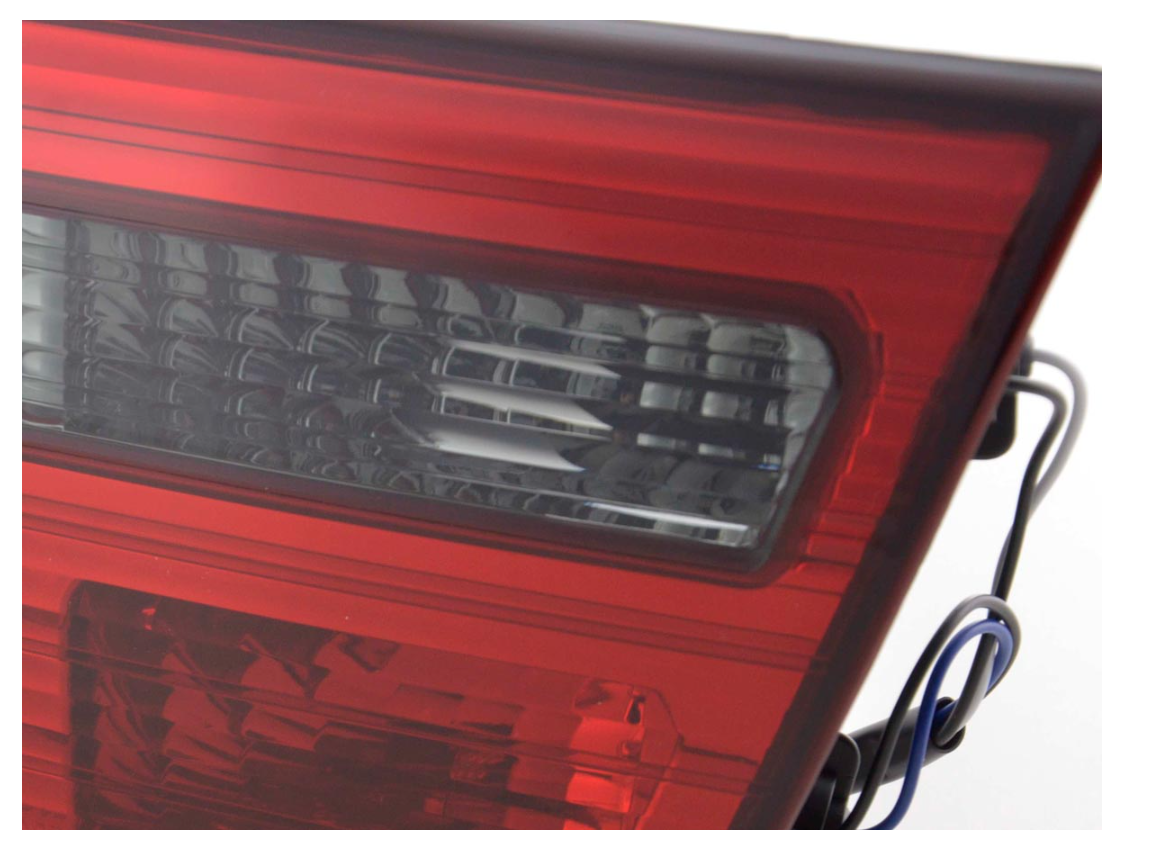 FK Pair LED REAR LIGHTS BMW X5 E53 98-03 black smoke / red LHD Plug & Play