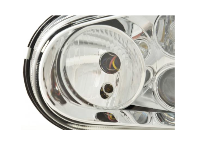 FK  Halo Eye headlights VW Golf 4 MK4 1J 98-03 chrome LHD + RHD UNIVERSAL