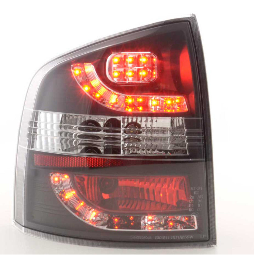 FK Pair SKODA OCTAVIA 2 MK2 1Z ESTATE LED REAR LIGHTS Chrome 05-12 Combi