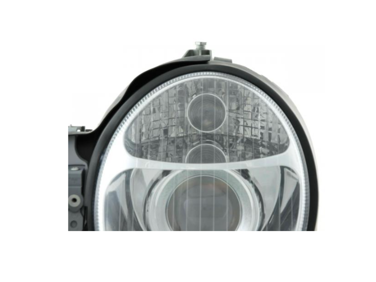 FK LED DRL Angel Eye Projektor-Scheinwerfer-Set Mercedes E-Klasse 210 W210 98–01 LHD