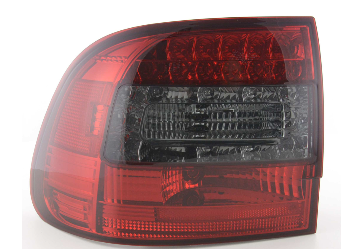 FK Paar LED DRL RÜCKLEUCHTEN Porsche Cayenne 955 02-06 rot rauchschwarz 9PA LHD