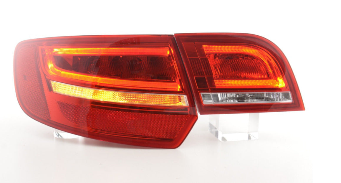 FK Pair LED Rear Lights Tail Lamps Audi A3 Sportback 8PA 04-08 red clear LHD