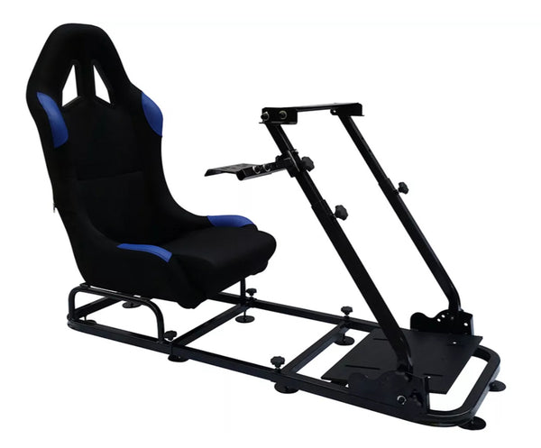 Driving Game Folding Chair Sim Racing Seat & Frame Xbox PS PC Gaming Wheel Rig