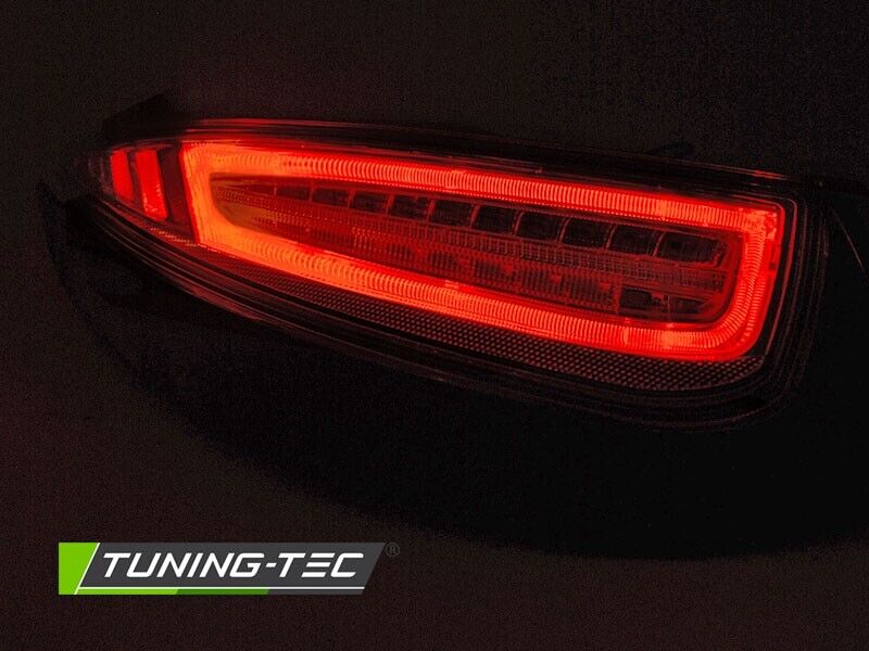 Tuning-Tec Pair LED Lightbar DRL Rear Lights PORSCHE 911 997 09-12 Clear Red LHD