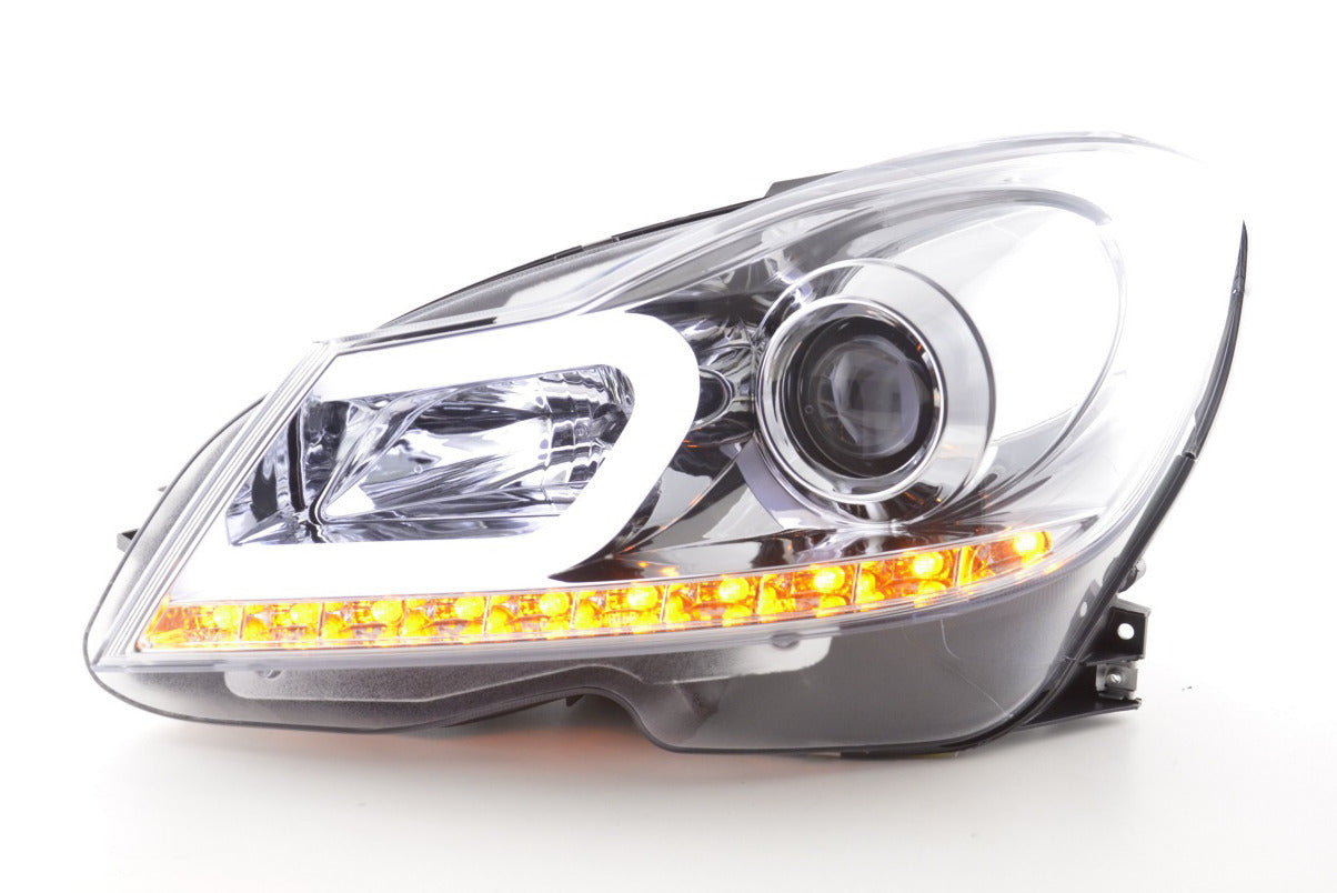 FK LED DRL Lightbar HEADLIGHTS Mercedes C-Class W204 204 11-14 inc Servo AMG LHD