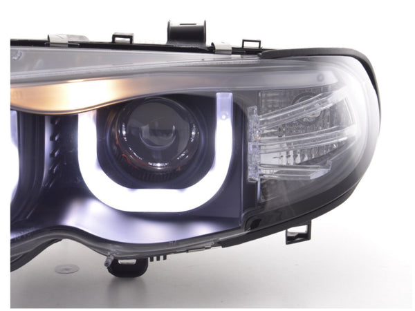 FK Pair LED DRL 3D lightbar headlights BMW 3-Series E46 Saloon Touring 02-05 RHD