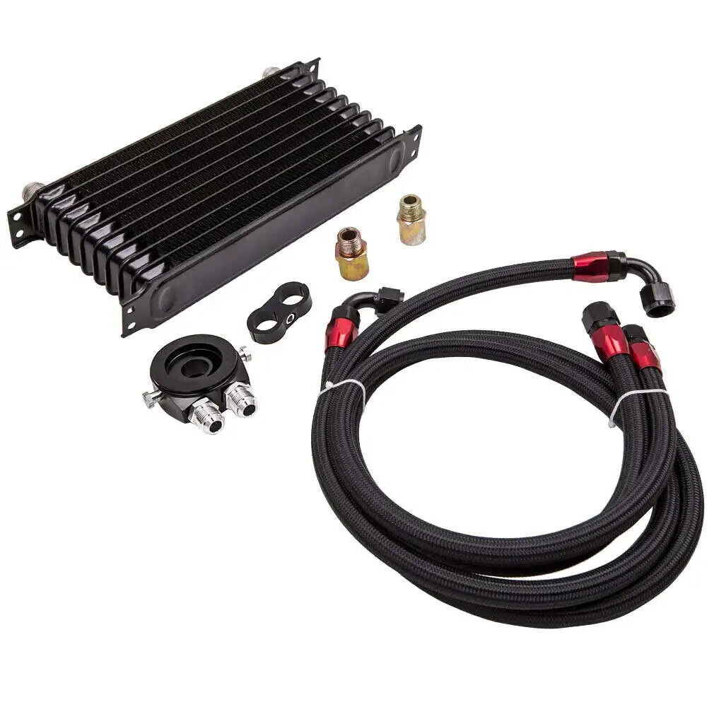 MXPR Universal Engine Oil Cooler + Filter Relocation Adapter Hose Kit