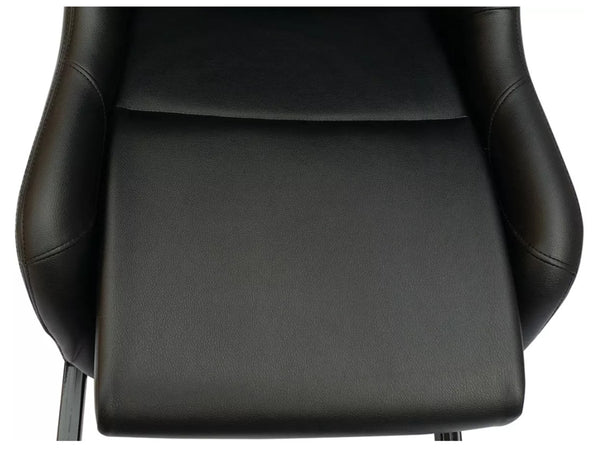 Driving Game Folding Chair Sim Racing Seat & Frame Syn Leather Gaming Wheel Rig