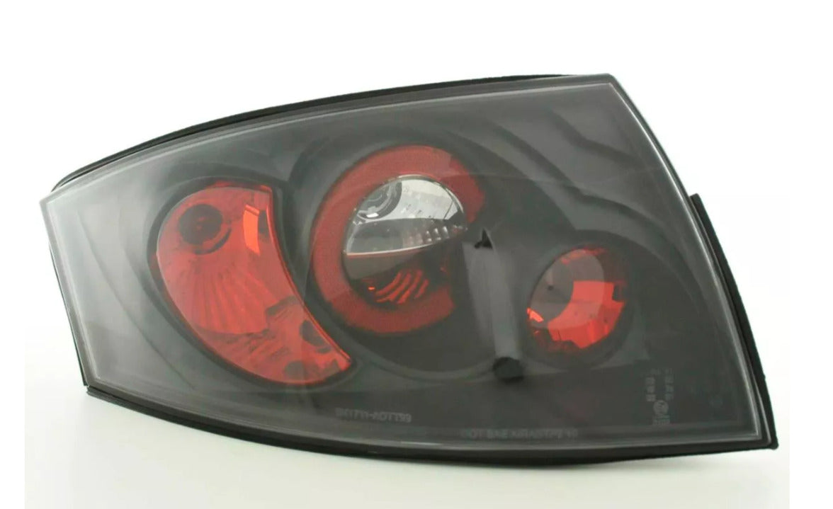 FK Pair REAR Crystal Red & Black LIGHTS Audi TT 8N 99-06 black 1.8 3.2 LHD