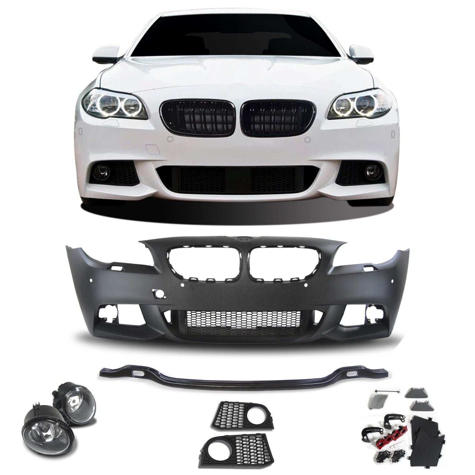 JOM BMW 5-series 5er F10 F11 Touring 10-15 Front Bumper Polyp Unpainte – LJ  Automotive