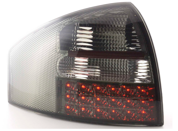 FK Automotive Pair LED Rear Lights Audi A6 4B 97-03 black A6 C5 LHD S6