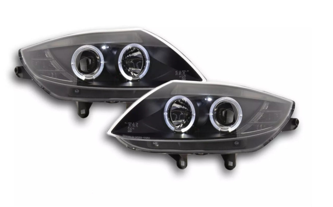 FK Pair SERVO LED DRL Projector Halo Eye headlights BMW Z4 E85 E86 03-08 LHD