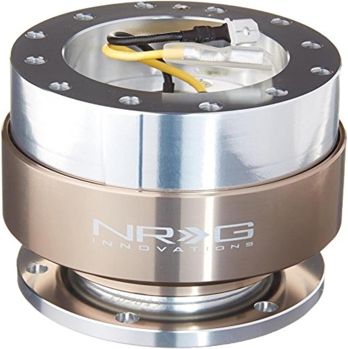 NRG Innovations SRK-100TI Forged Quick Release Steering Wheel Boss Hub Silver