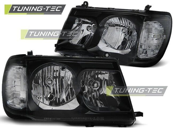 Tuning-Tec Pair LED DRL Halo Lightbar Headlights TOYOTA LAND CRUISER FJ100 LHD