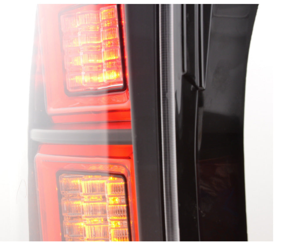 Set FK Land Rover Discovery 3 MK3 04-09 black smoke LED REAR LIGHTS LHD