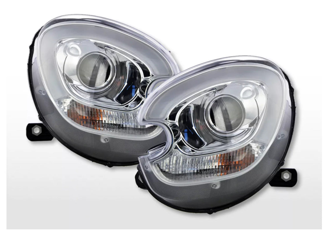 FK Pair LED DRL XENON Lightbar Headlights BMW Mini Countryman R60 10-17 JCW LHD