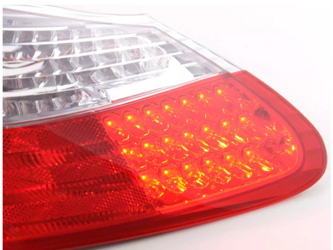 FK Pair LED Lightbar DRL Rear Lights Porsche Boxster 986 1996-2004 clear red LHD