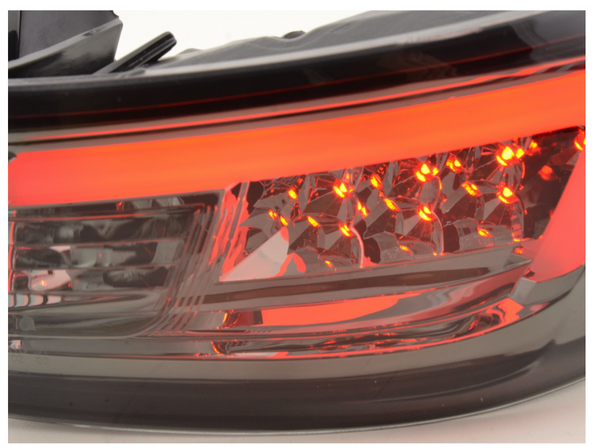 FK Set LED Lightbar DRL Rear Lights Renault Clio 4 MK4 X98 12-16 Grey Smoke Black LHD / RHD