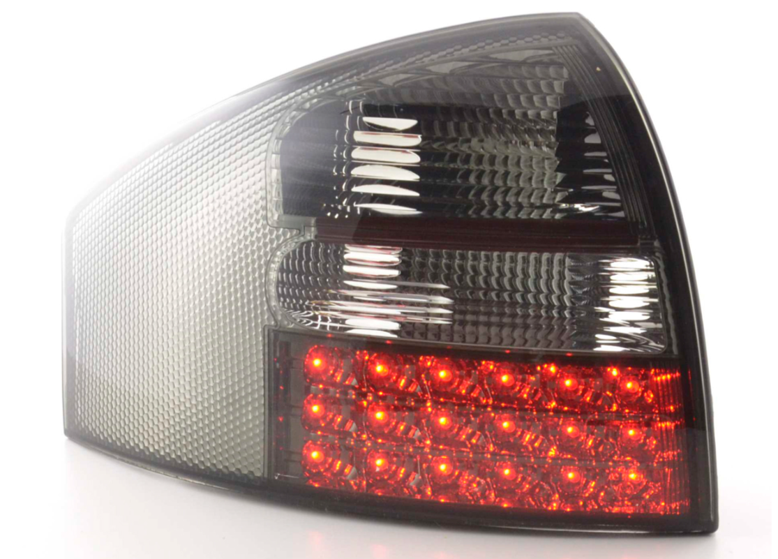 FK Automotive Paar LED-Rückleuchten Audi A6 4B 97-03 schwarz A6 C5 LHD S6