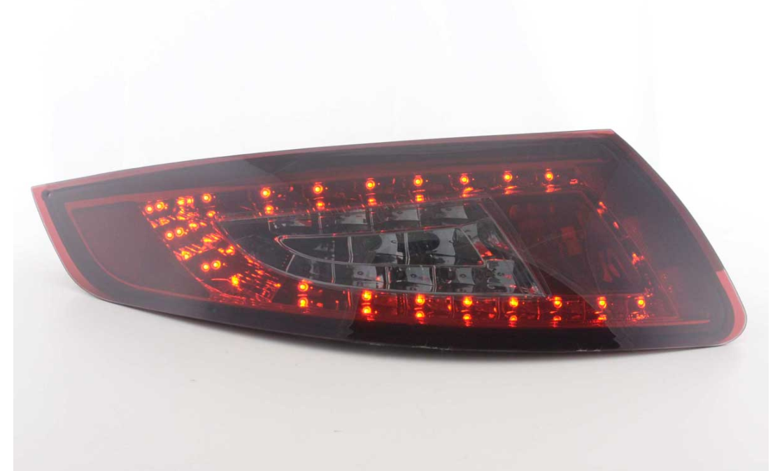 FK Pair LED DRL Ultra Rear Lights Porsche 911 type 997 05-09 red smoke black LHD