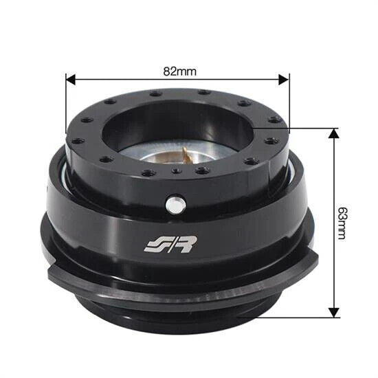 Simoni Racing QR Carbon Alum 12 Hole Quick Release Steering Wheel Boss Hub Univ