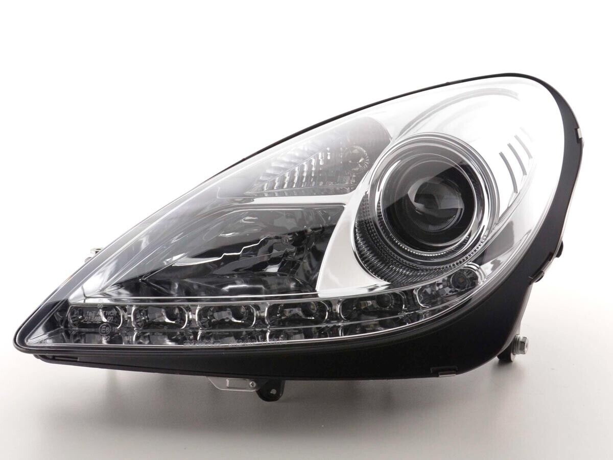 FK LED DRL Lightbar Halo Headlights Mercedes SLK R171 04-11 171 chrome AMG LHD