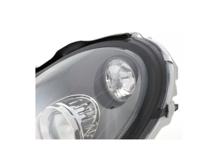 FK LED DRL Angel Eye Projektor-Scheinwerfer-Set Mercedes C-Klasse W203 00–02 LHD