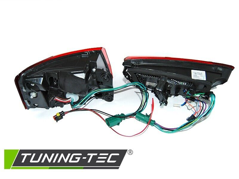 Tuning-Tec Pair LED Lightbar DRL Rear Lights AUDI A6 C7 11-14 Saloon SMOKE LHD