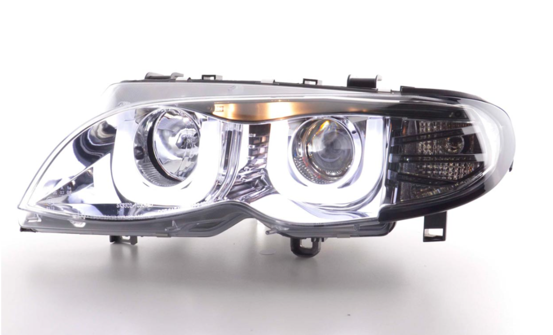 FK 3D LED DRL Faros Proyectores BMW 3-Series E46 Saloon Touring 02-05 Rhd M3