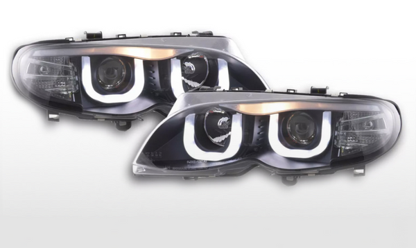 FK 3D LED DRL Projector headlights BMW 3-Series E46 Saloon Touring 02-04 LHD