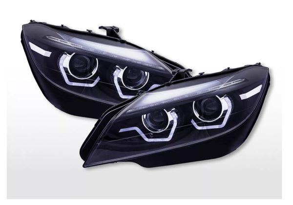 FK Pair LED DRL Projector Halo 3D Lightbar headlights BMW Z4 E89 2009-2013 LHD