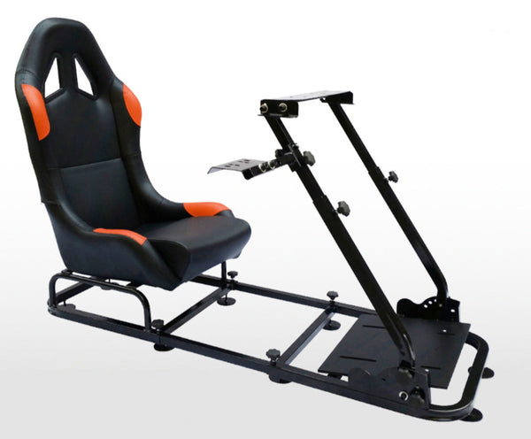 Driving Game Folding Chair Sim Racing Seat & Frame Xbox PS PC Gaming Wheel Rig