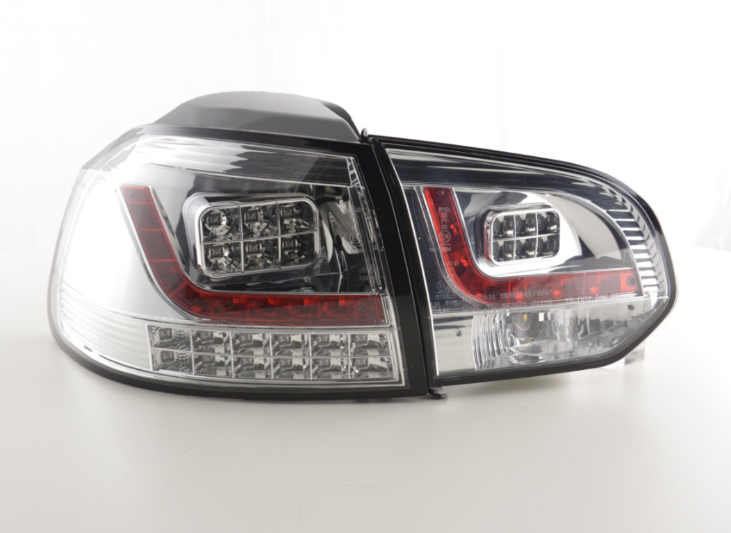 FK Pair VW GOLF MK6 6 08-12 1K LED REAR LIGHTS Lightbar Tail Lamps RHD